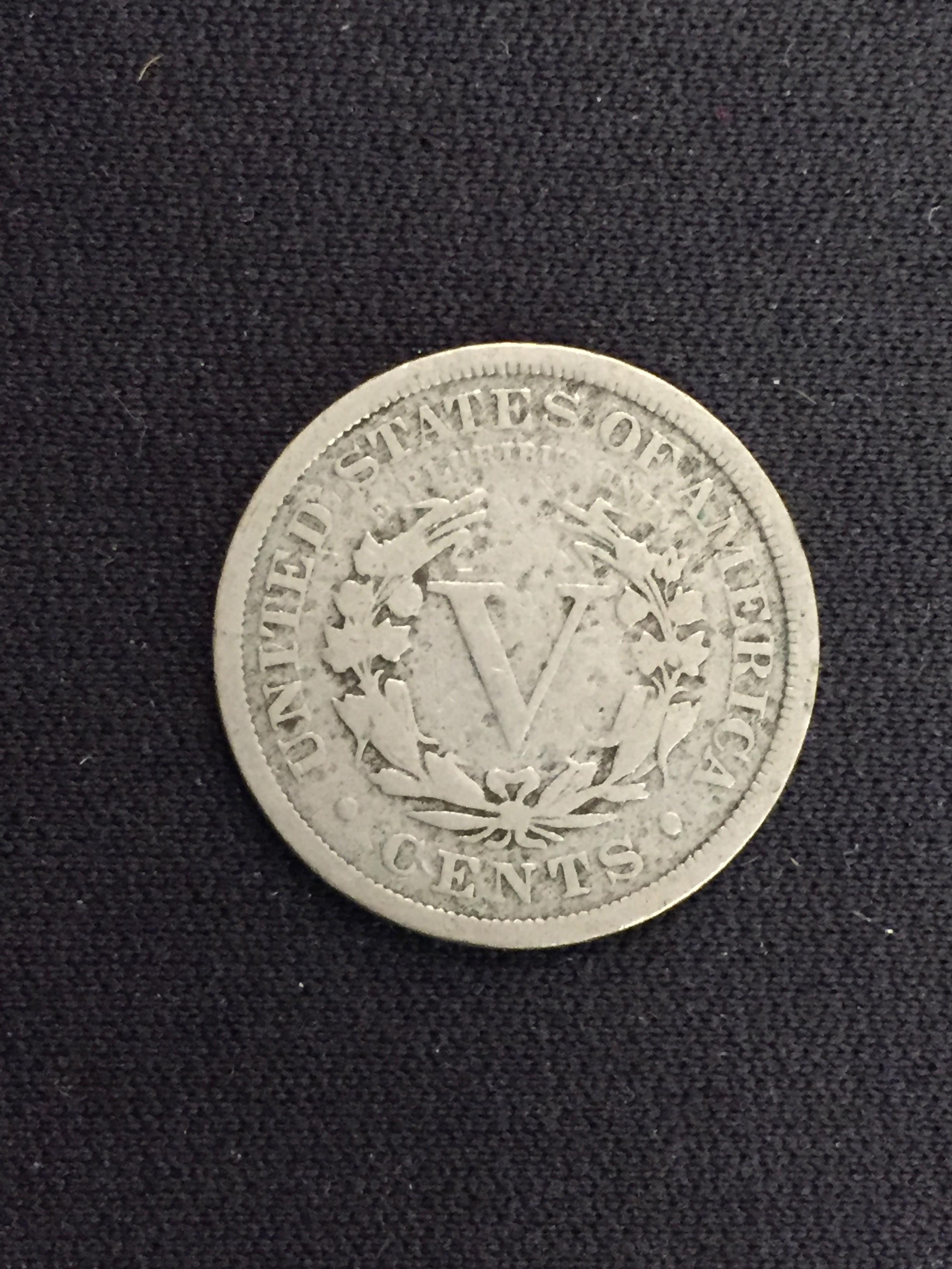 1897 United States Liberty V Nickel