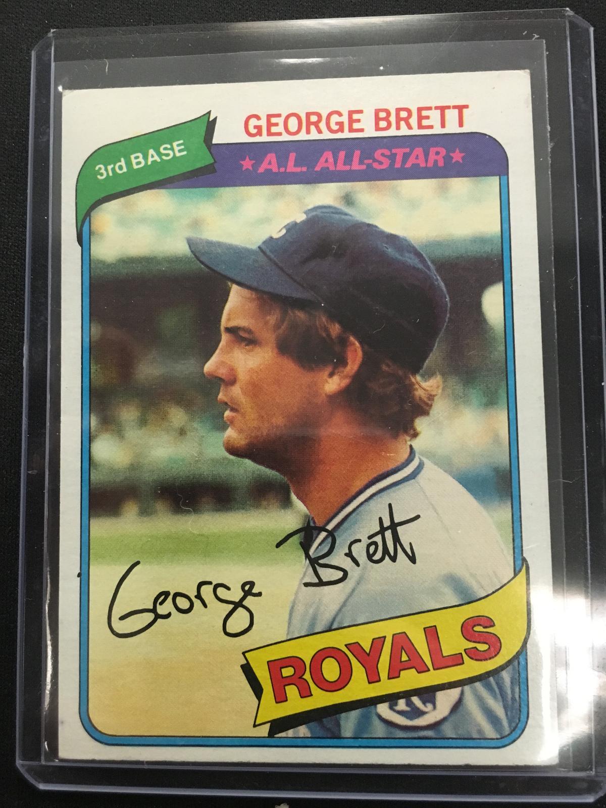 1980 Topps #450 George Brett Royals Vintage Baseball Card