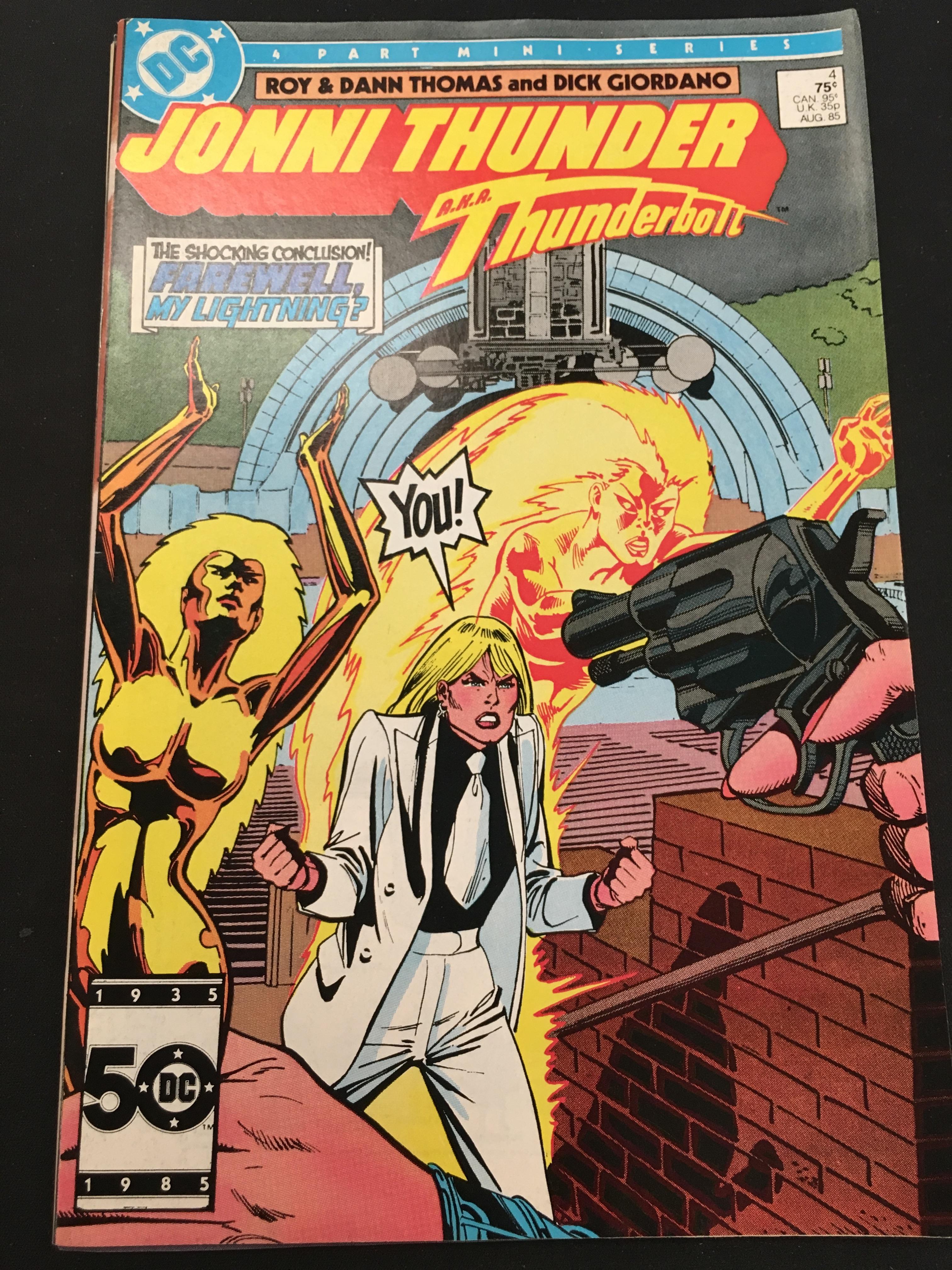 Jonni Thunder A.K.A Thunderbolt #4-DC Comic Book