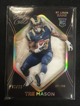 2014 Panini Black Gold Tre Mason Rams Rookie Football Card /99