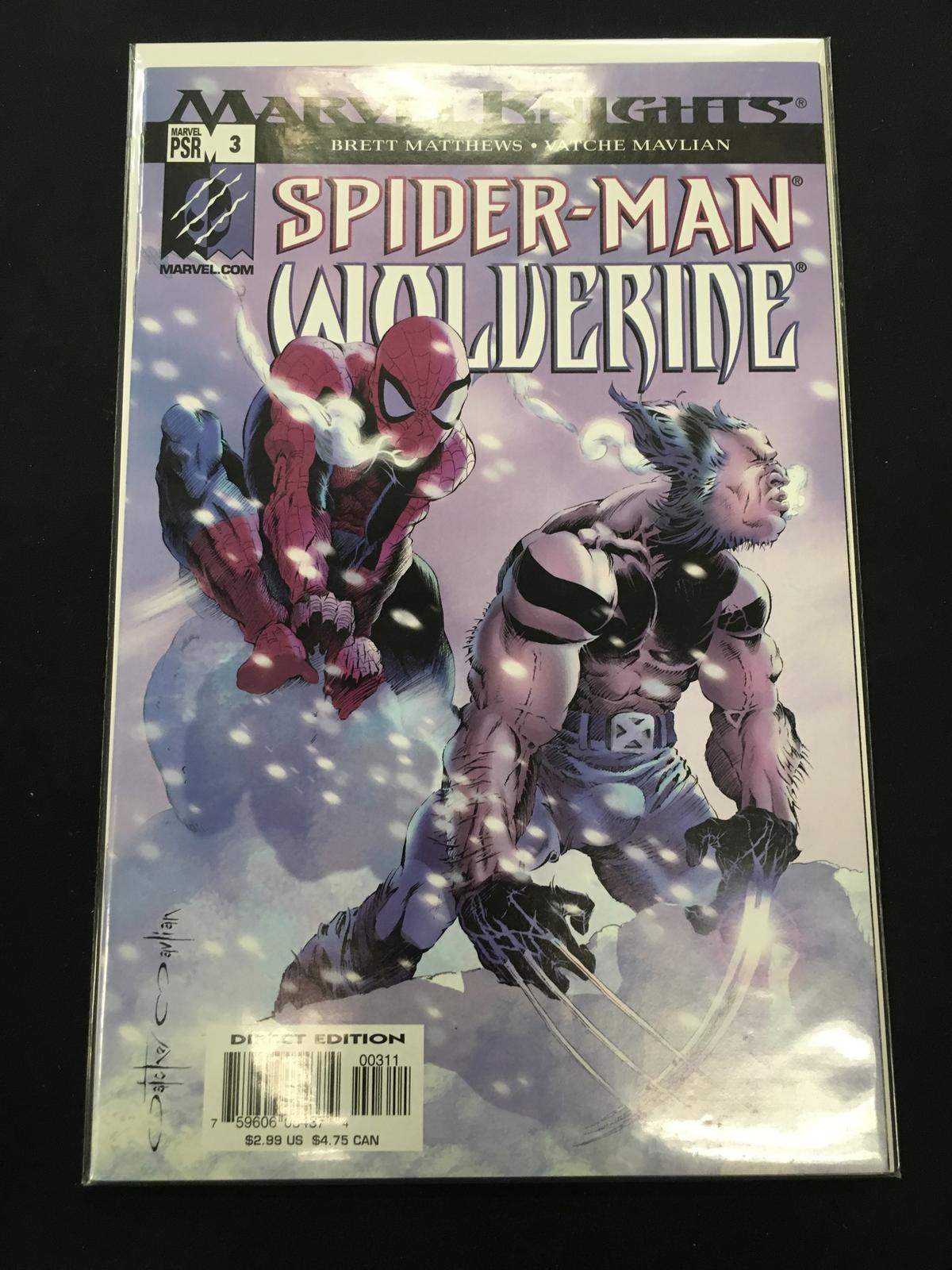Spiderman Wolverine #3-Marvel Comic Book