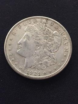 1921-S United States Morgan Silver Dollar - 90% Silver Coin