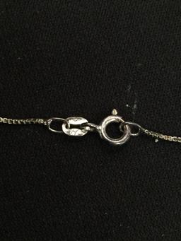 Italian Made 18" Sterling Silver Box Chain