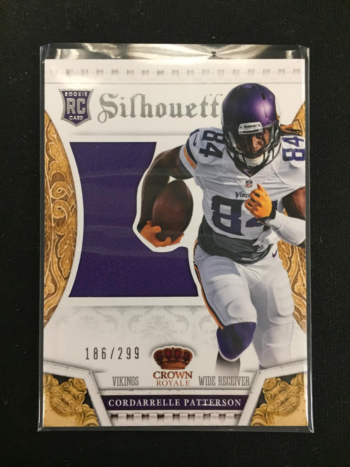 2013 Crown Royale Cordarrelle Patterson Vikings Rookie Jersey Card /299