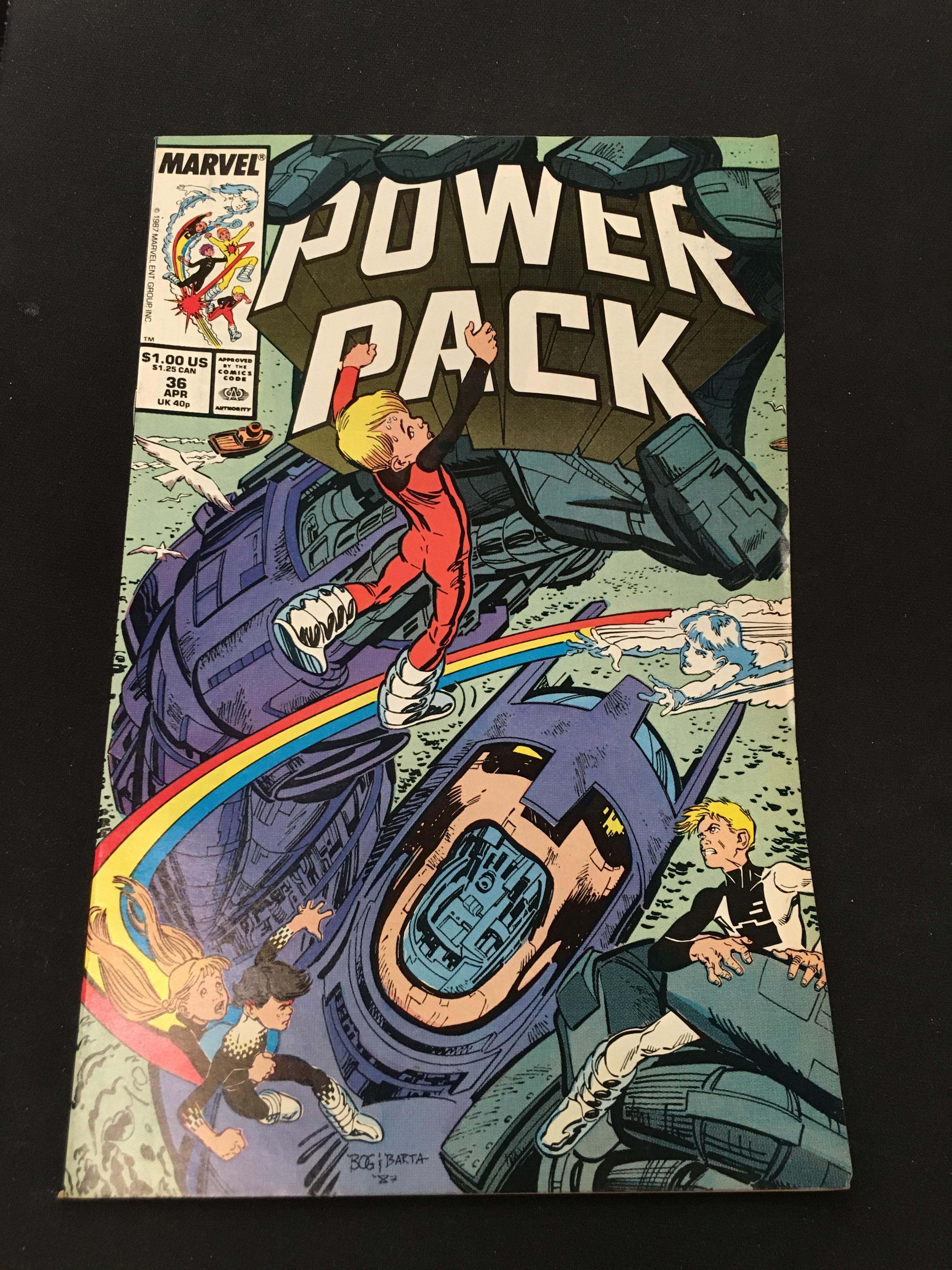 Power Pack #36-Marvel Comic Book