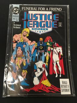 Justice League America #70 Funeral for a Friend 1-DC Comic Book
