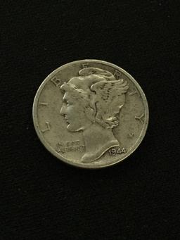 1944-D United States Mercury Dime - 90% Silver Coin