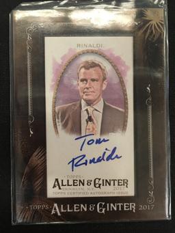 2017 Topps Allen & Ginter Framed Autographs Tom Rinaldi Autograph Card