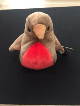 Ty Original Beanie Baby W/ Tag - Robin - Early