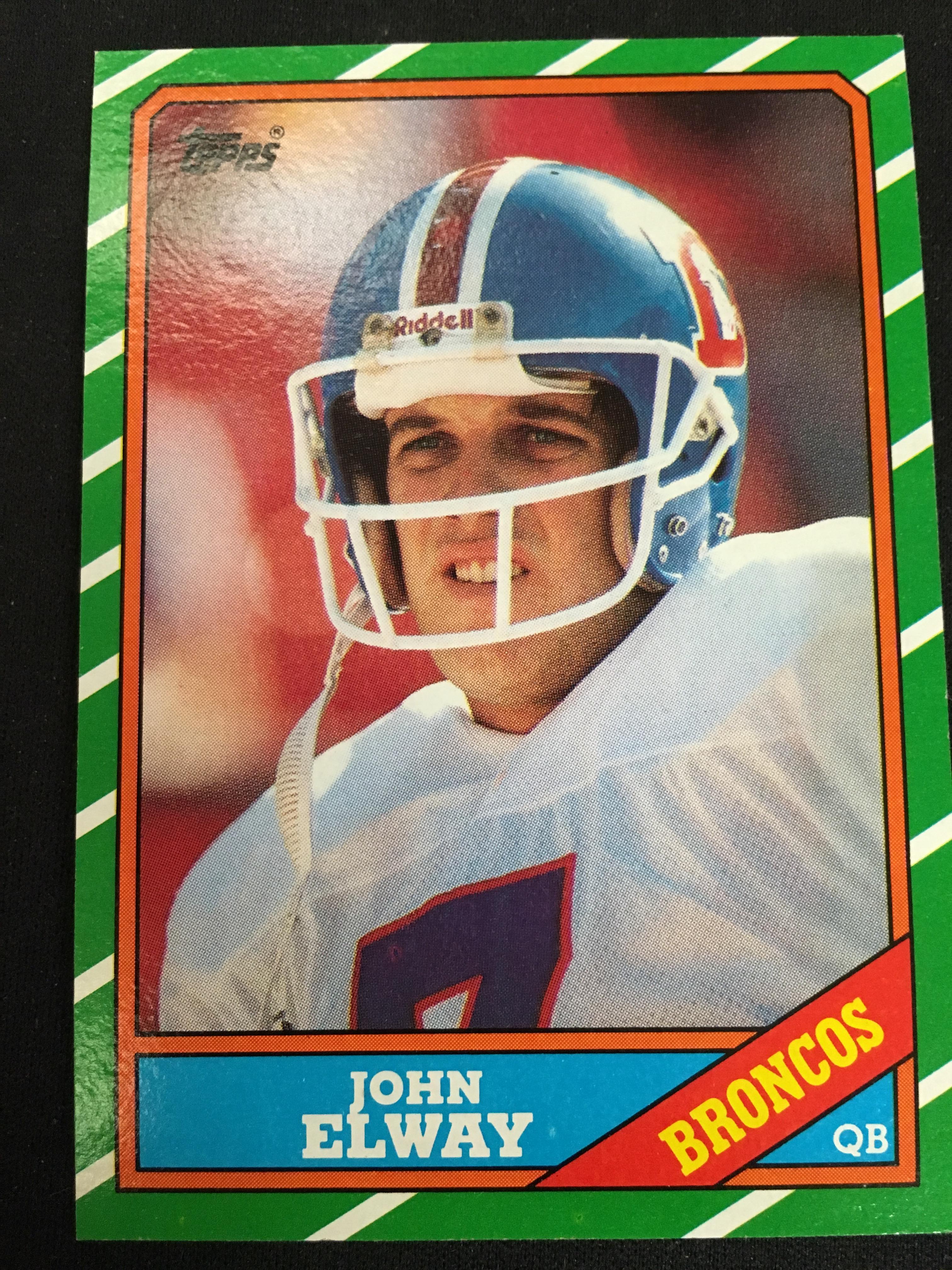 1986 Topps John Elway Broncos Football Card