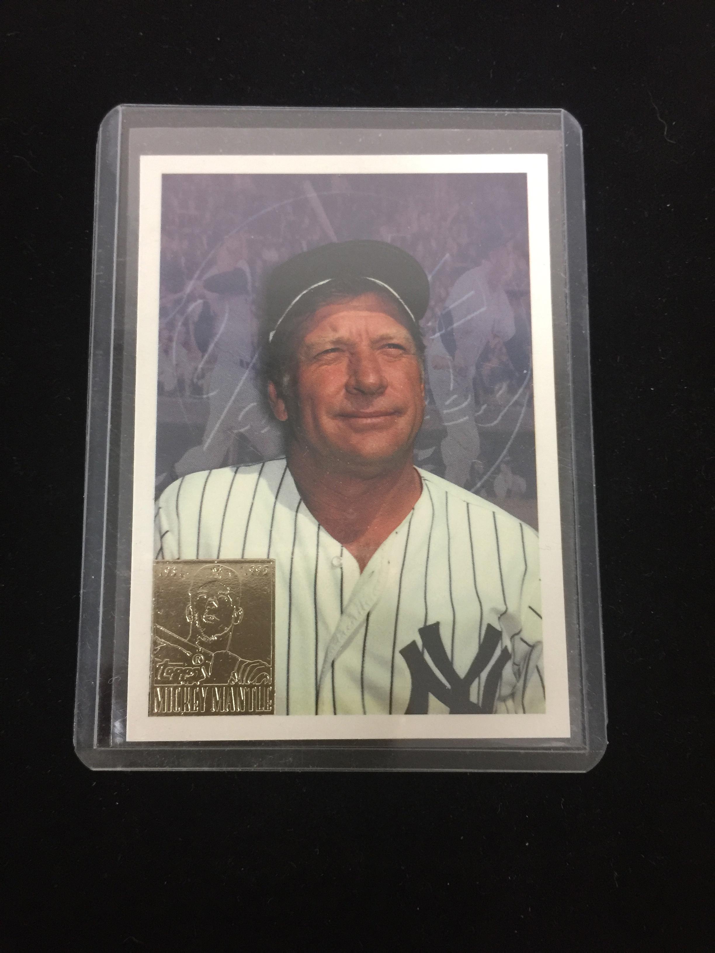 1996 Topps #7 Mickey Mantle Yankees Baseball Card