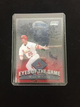 2000 Stadium Club Chrome Eyes of the Game Mark McGwire Cardinals Insert Card