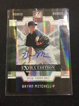 2009 Donruss Elite Bryan Mitchell Yankees Rookie Autograph Card /699