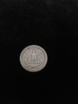 1945-D United States Washington Quarter - 90% Silver Coin