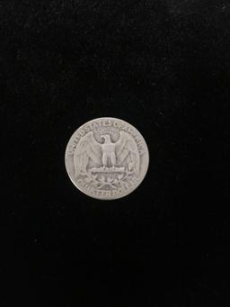 1947-D United States Washington Quarter - 90% Silver Coin