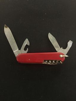 Vintage Swiss Army Knife Multi Tool Folding Pocket Knife