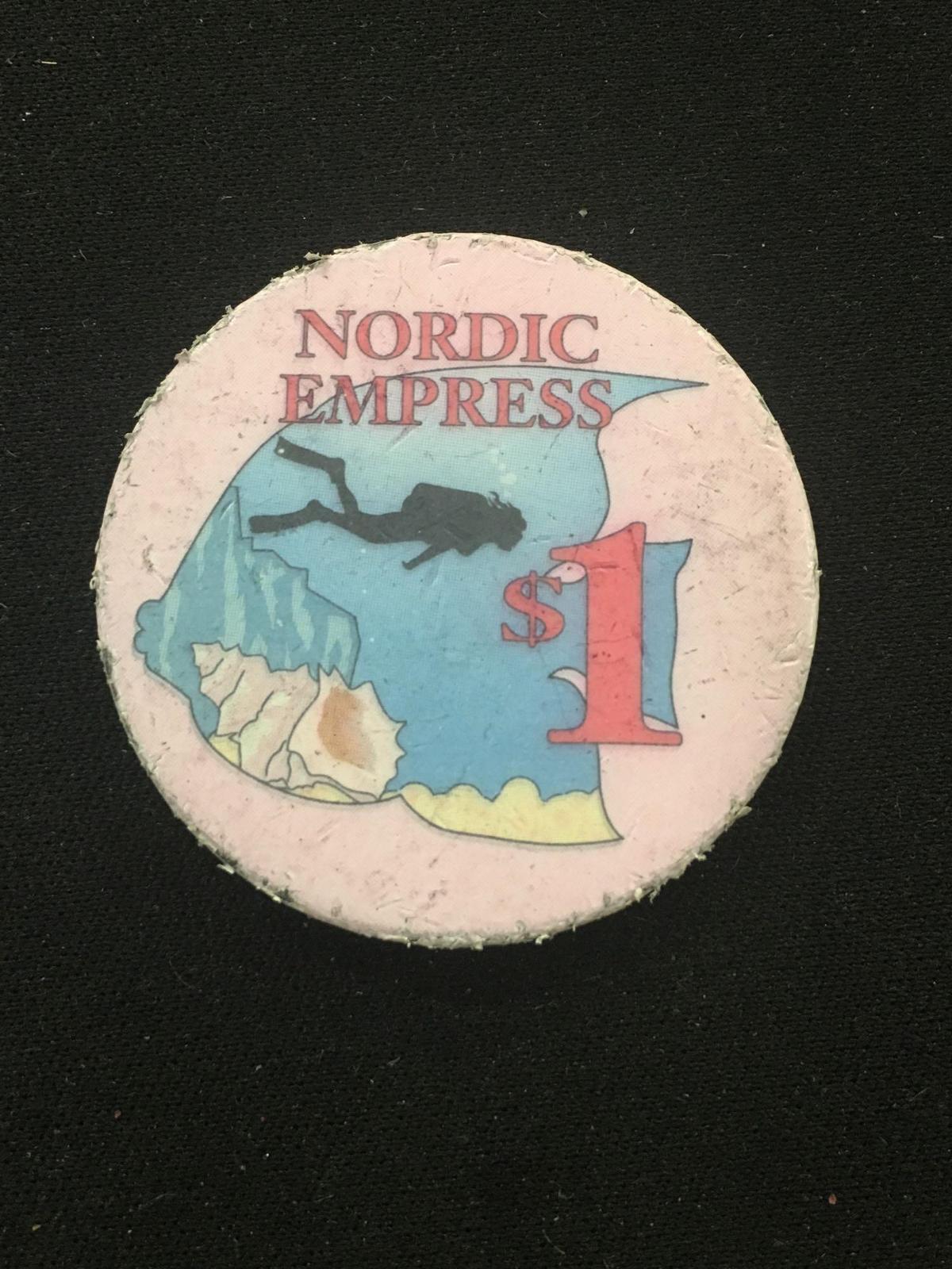 Nordic Empress - Royal Caribbean - $1 - Casino Chip - RARE