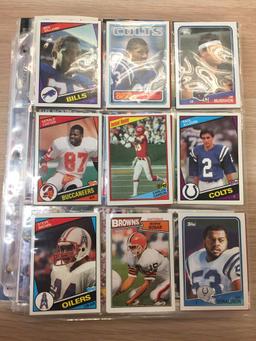 Stack of Pages of 1990s Mixed Sports Sport Cards