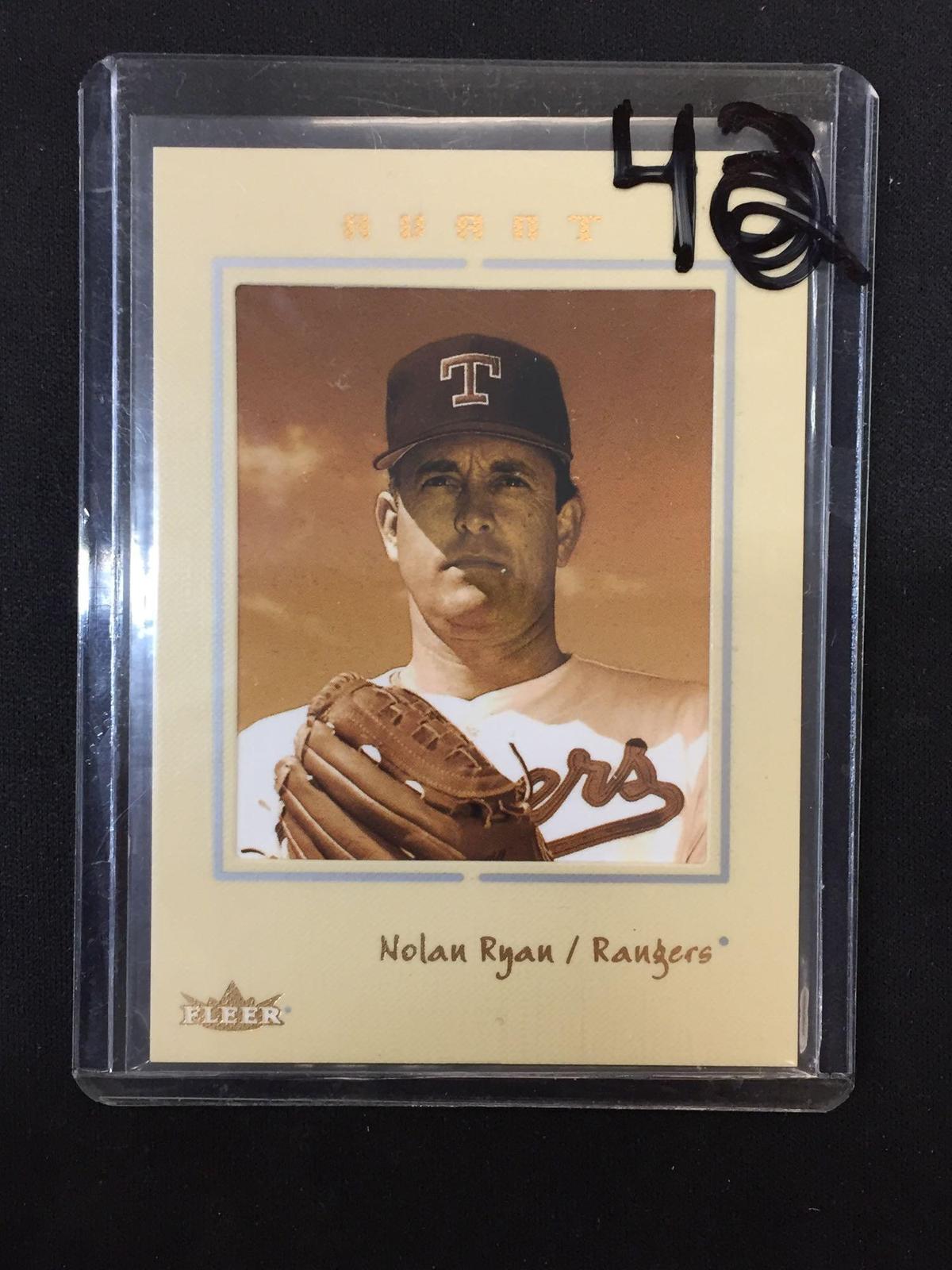 2003 Fleer Avant Nolan Ryan Rangers Insert Card /799