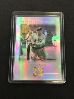 2001 Topps Reserve Refractor Honus Wagner Pirates Card