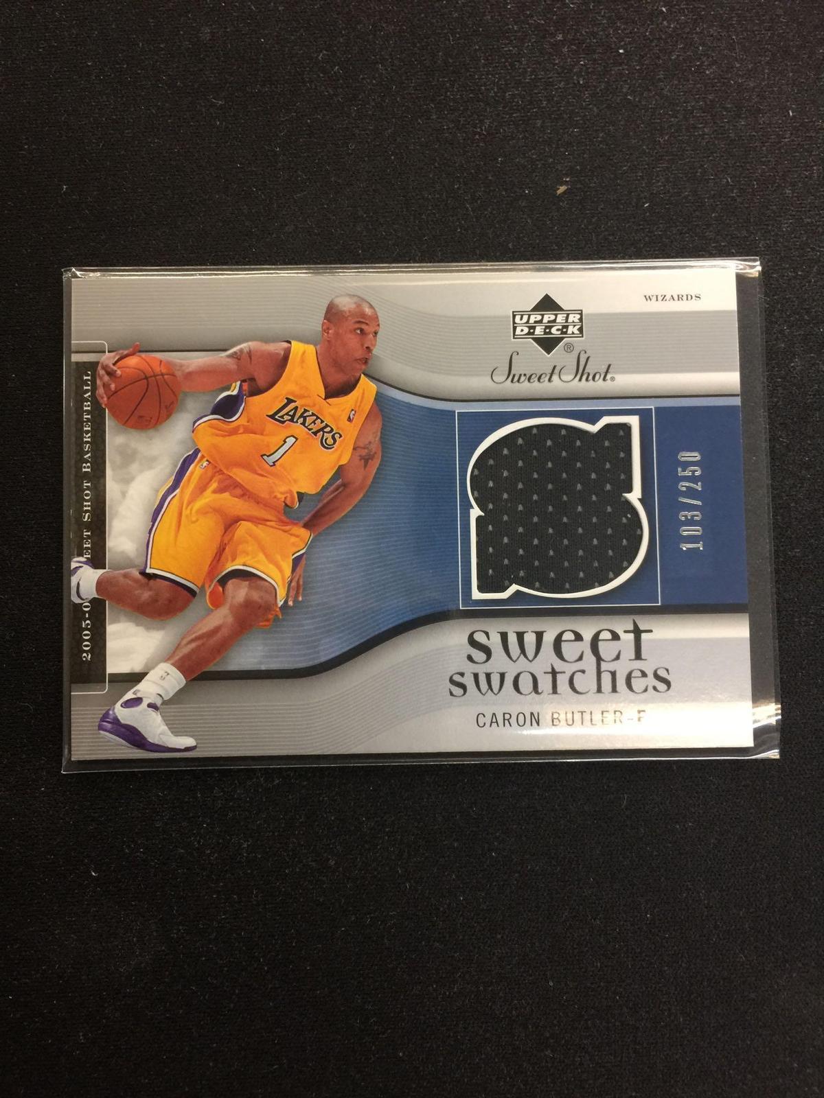 2005-06 Upper Deck Sweet Swatches Caron Butler Lakers Jersey Card /250