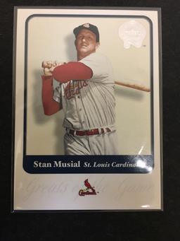 2001 Fleer Greats of the Game Stan Musial Cardinals Baseball Card