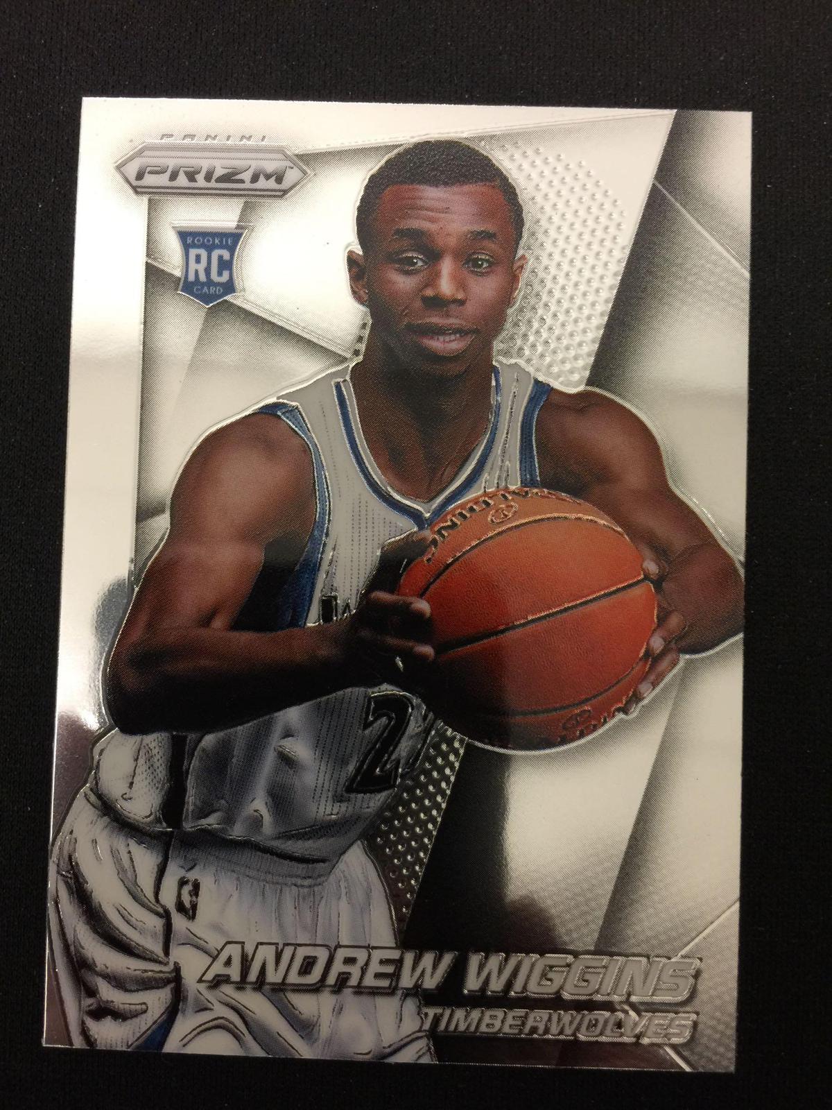 2014-15 Panini Prizm Andrew Wiggins Wolves Rookie Basketball Card