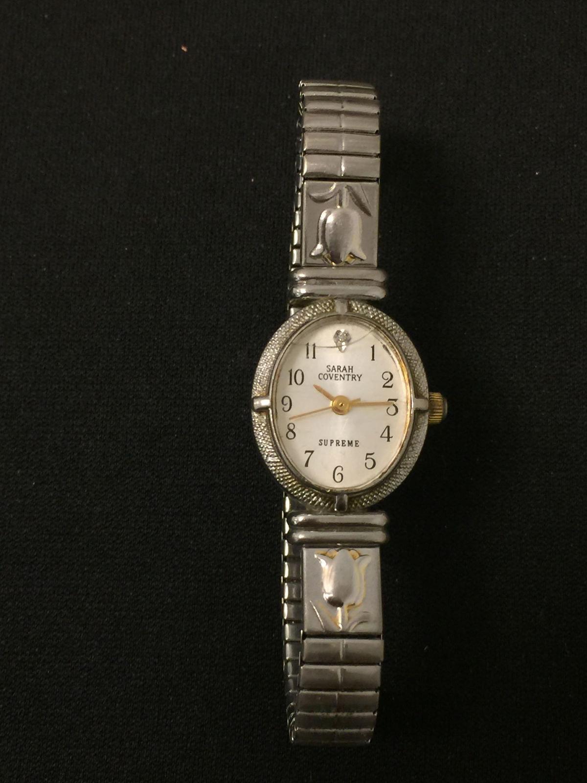 Vintage Two-Tone Waltham PC21A2-377 Quartz Watch w/ 7" Bracelet