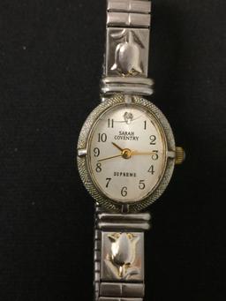 Vintage Two-Tone Waltham PC21A2-377 Quartz Watch w/ 7" Bracelet