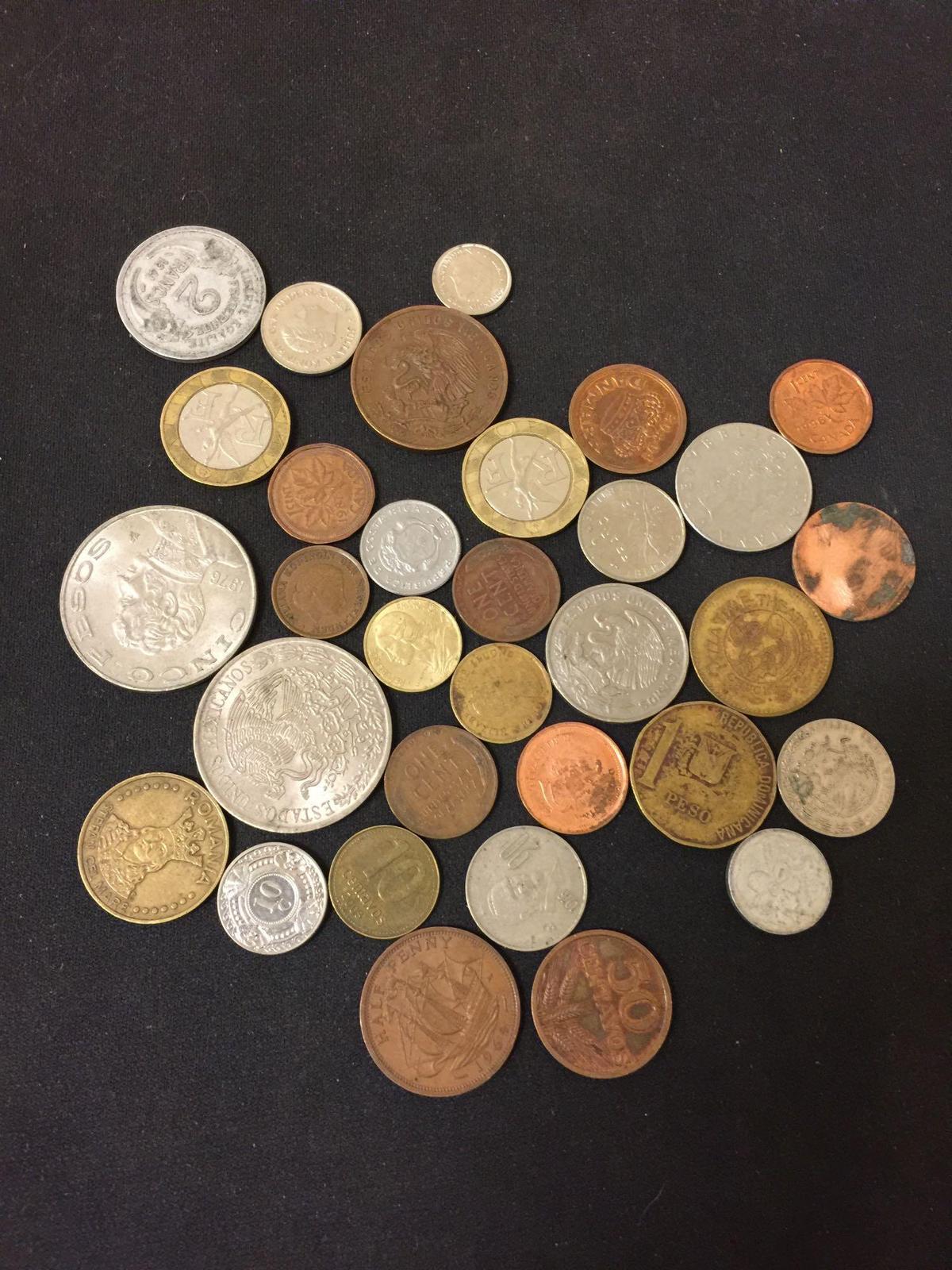 Huge Lot of Unsearched & Unresearched Foreign Coins