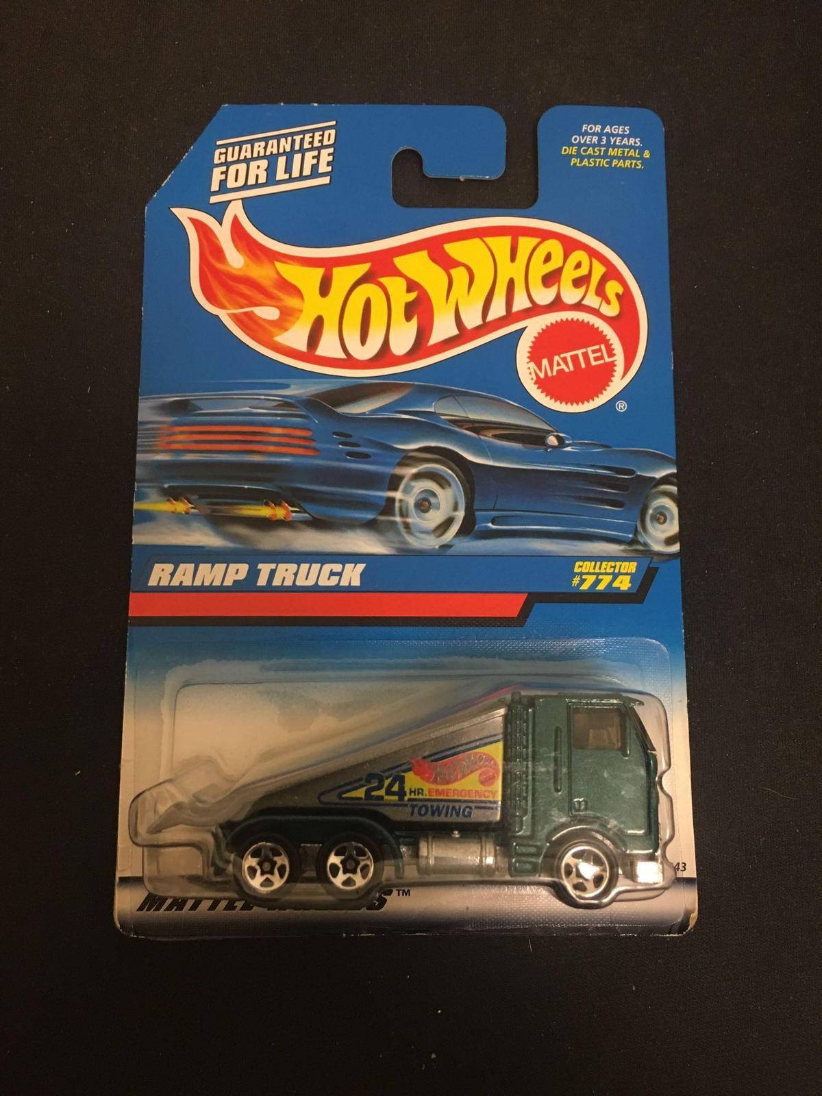 1997 Hot Wheels Ramp Truck Green #774