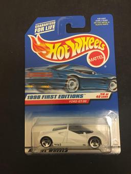 1997 Hot Wheels 1998 Firt Editions Ford GT-90 White #14/40