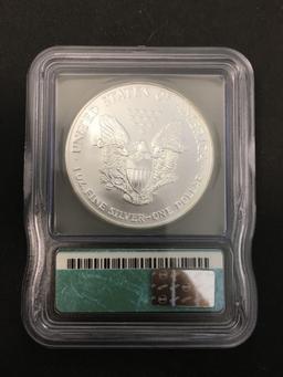 2003 United States 1 Ounce .999 Fine Silver American Eagle - ICG Graded MS 69