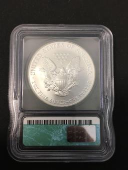 2007 United States 1 Ounce .999 Fine Silver American Eagle - ICG Graded MS 69