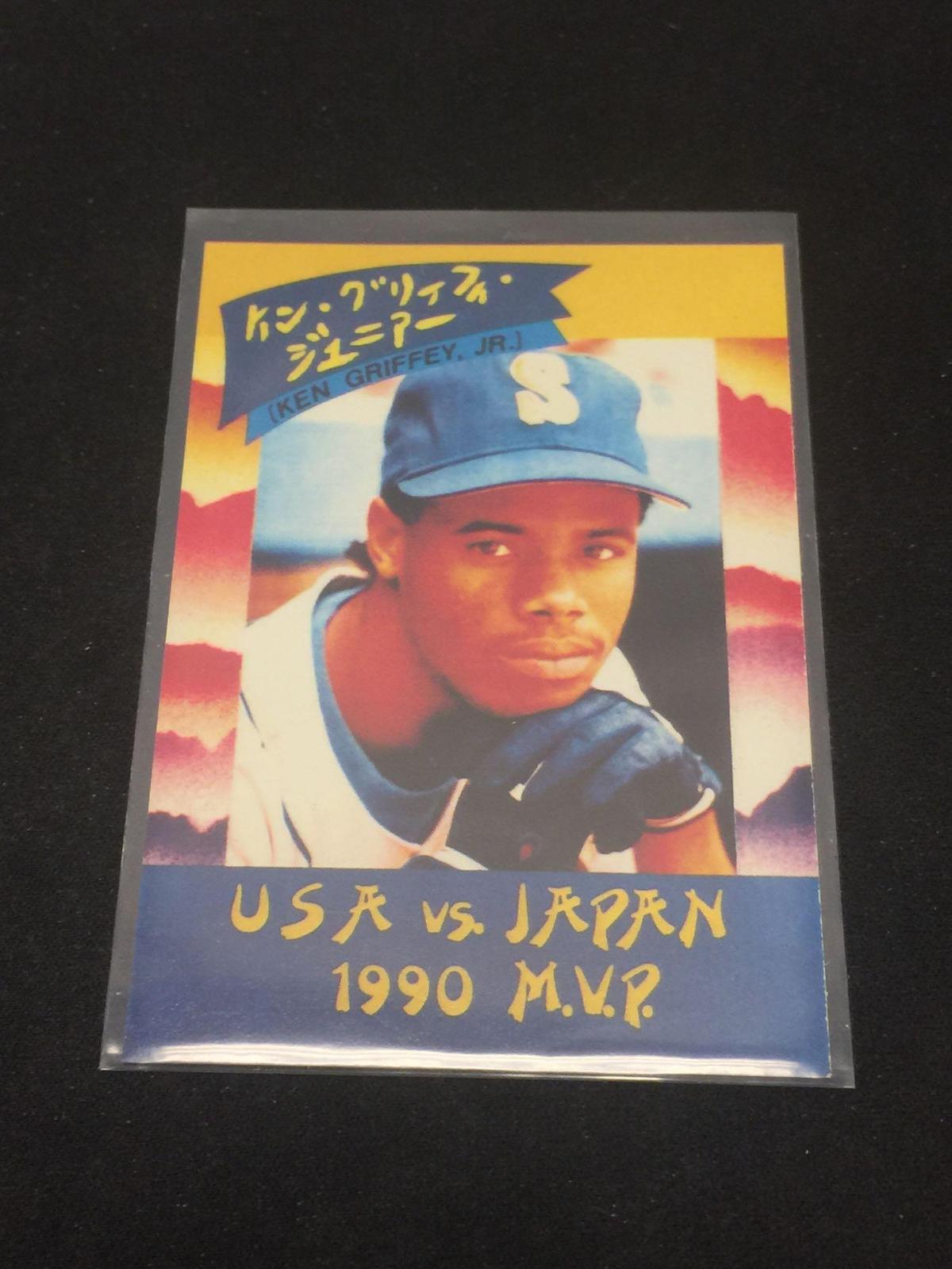 Rare 1991 Kalifornia Kards Ken Griffey Jr. Mariners Baseball Card - Japanese