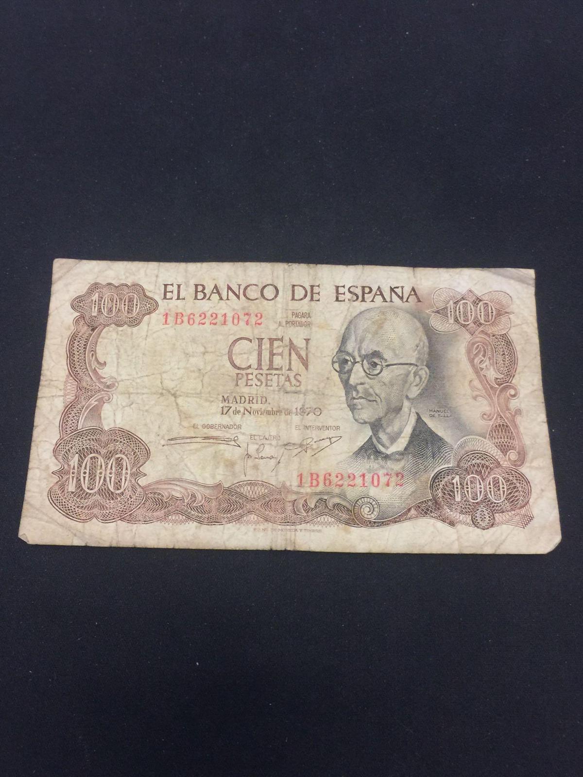 Spain 1970 100 Pesetas