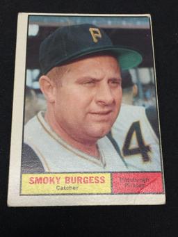 1961 Topps #461 Smoky Burgess Pirates Vintage Baseball Card