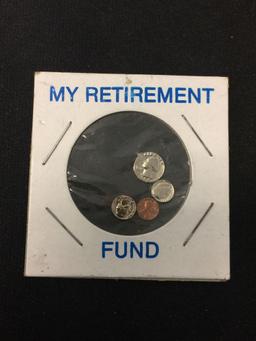 Unique "My Retirement Fund" Tiny 41 Cents of Change - Novelty
