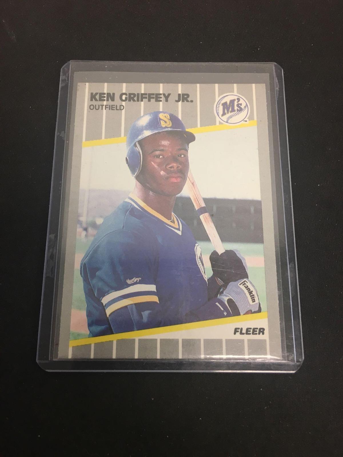 1989 Fleer Ken Griffey Jr. Mariners Rookie Baseball Card