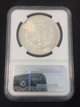 NGC Graded 1884-O United States Morgan Silver Dollar - 90% Silver Coin - MS 63