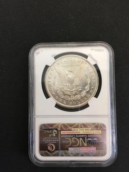NGC Graded 1881-S United States Morgan Silver Dollar - MS 64