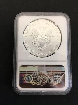 NGC Graded 2013 United States .999 Fine Silver Eagle - MS 69