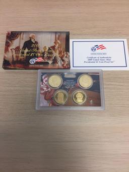 2009 United States Mint Presidential Dollar Coin Proof Set