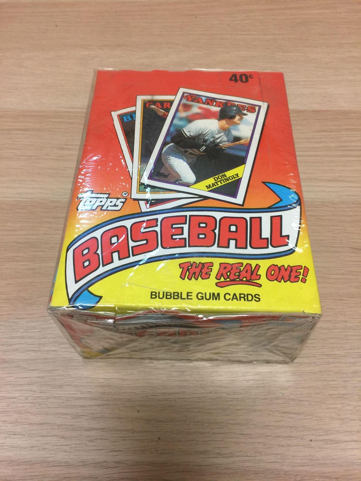 1988 Topps Baseball Sealed Wax Box