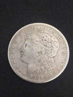 1921-S United States Morgan Silver Dollar - 90% Silver Coin