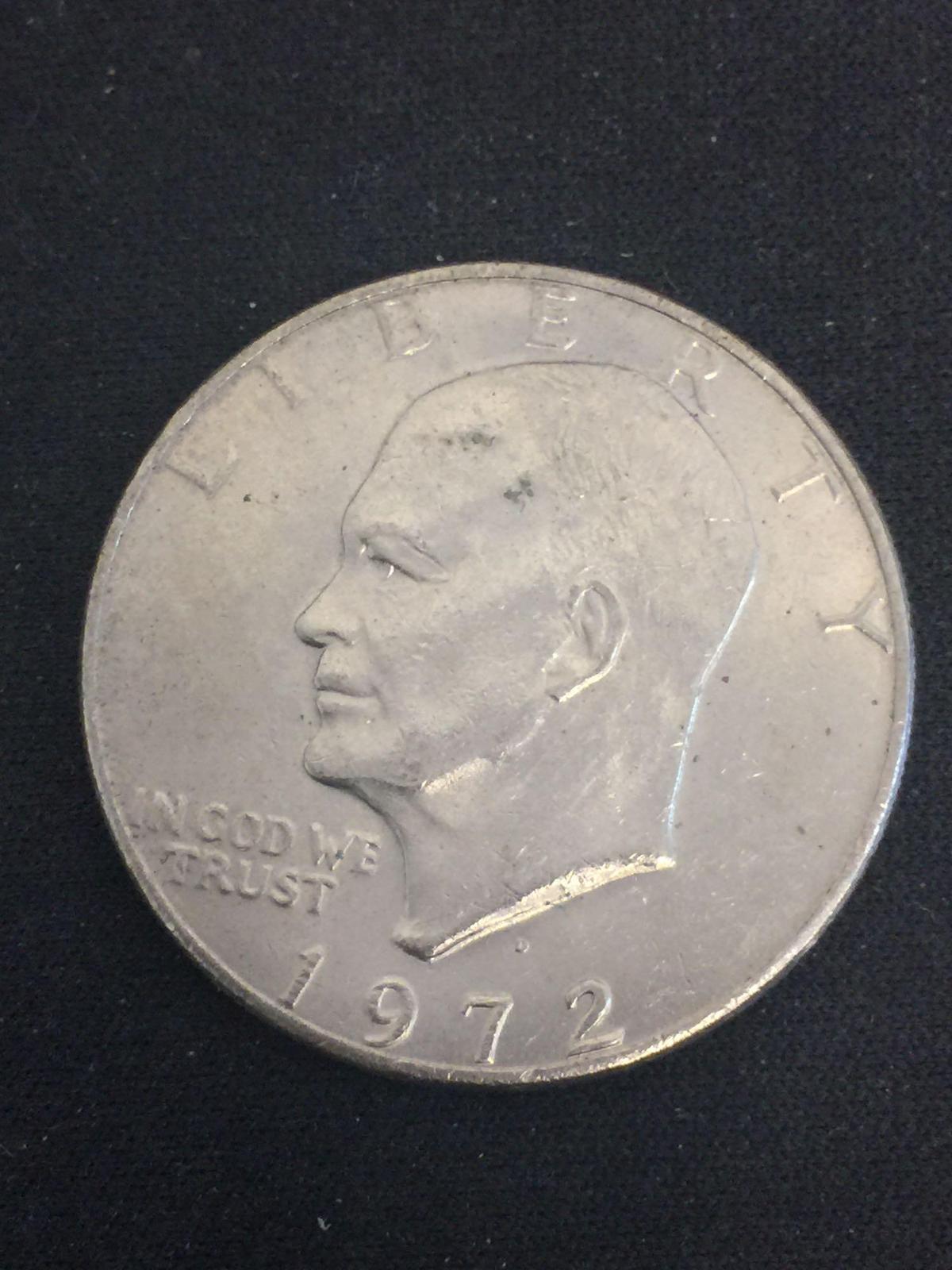 1972-D United States Eisenhower Dollar