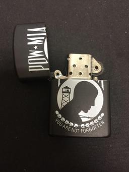 Zippo Style POW-MIA You Are Never Forgotten Lighter