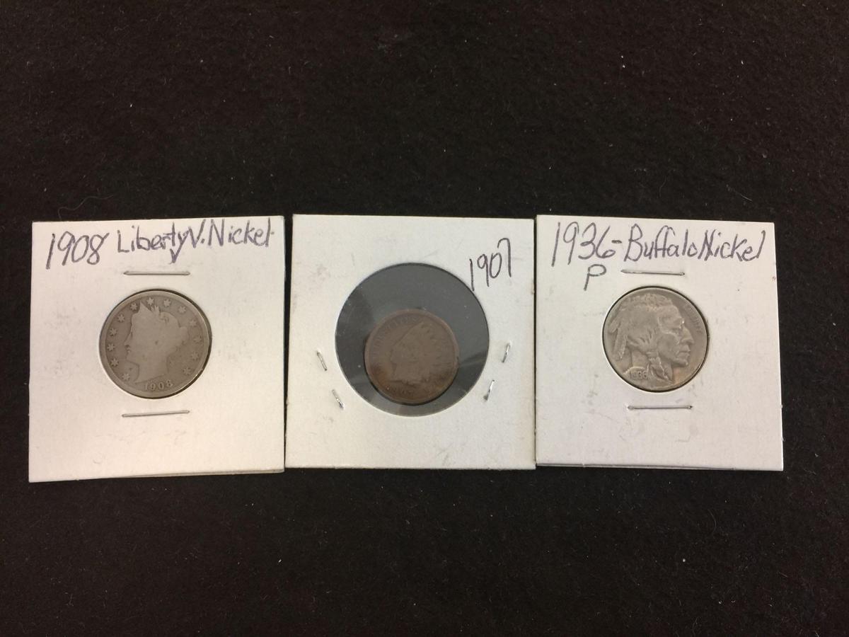 Lot of 3 United States Rare Coins