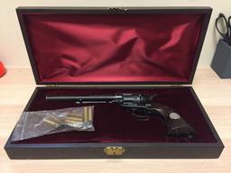 NRA Award Colt Single Action Army .45 Pellet BB Gun - RARE In Wood Box