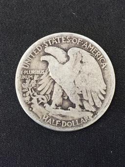 1929-S United States Walking Liberty Half Dollar - 90% Silver Coin